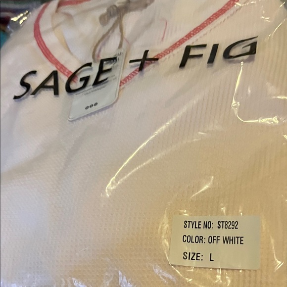 Women's Long Sleeve Top with Red Heart Design - Picture 6 of 6